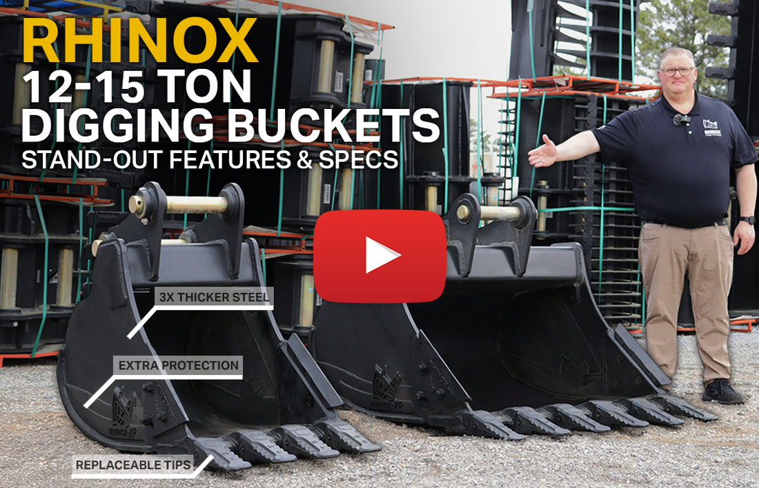 12-15 Ton Digging Buckets - Specs & Best Uses (Video)