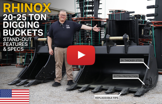 20-25 Ton Digging Buckets - Specs & Best Uses (Video)