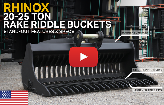 20-25 Ton Rake Riddle Buckets - Features & Best Uses (Video)