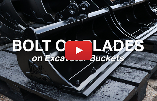 Bolt on Blades for Grading / Ditch Cleaning Bucket - Why use them? (Video)