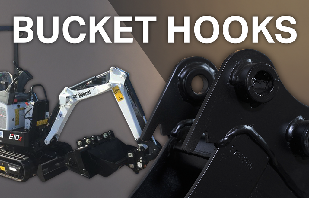 Excavator Bucket Hooks - What are they & Why should you use them?