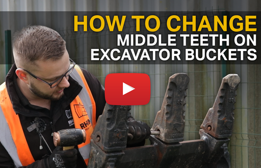 How To: Change the Middle Tooth on an Excavator Bucket (Video)