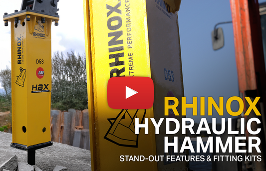 Rhinox Excavator Hydraulic Hammers Features (Video)