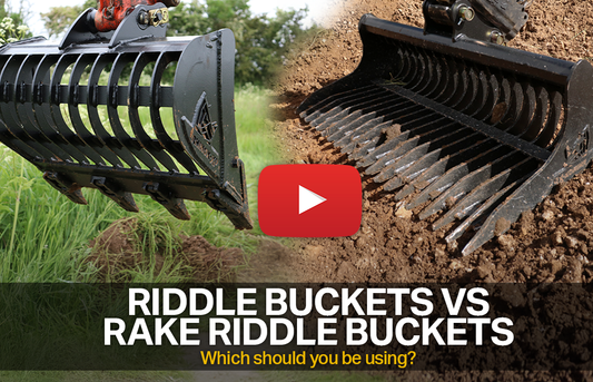 Skeleton Bucket VS Rake Riddle Bucket (Video)