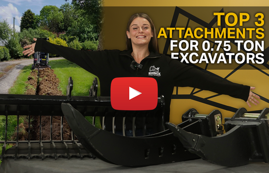 Top 3 Attachments for 0.75 Ton Mini Excavators (Video)
