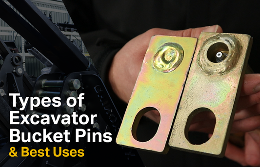 Types of Excavator Bucket Pins & Best Uses