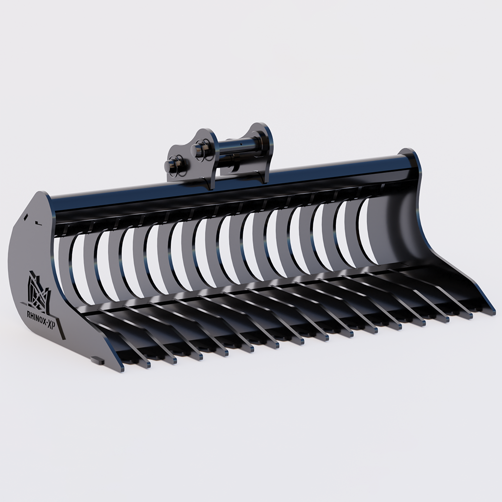 Bobcat X320 Rake Riddle Bucket 36 Inch | Rhinox Group US