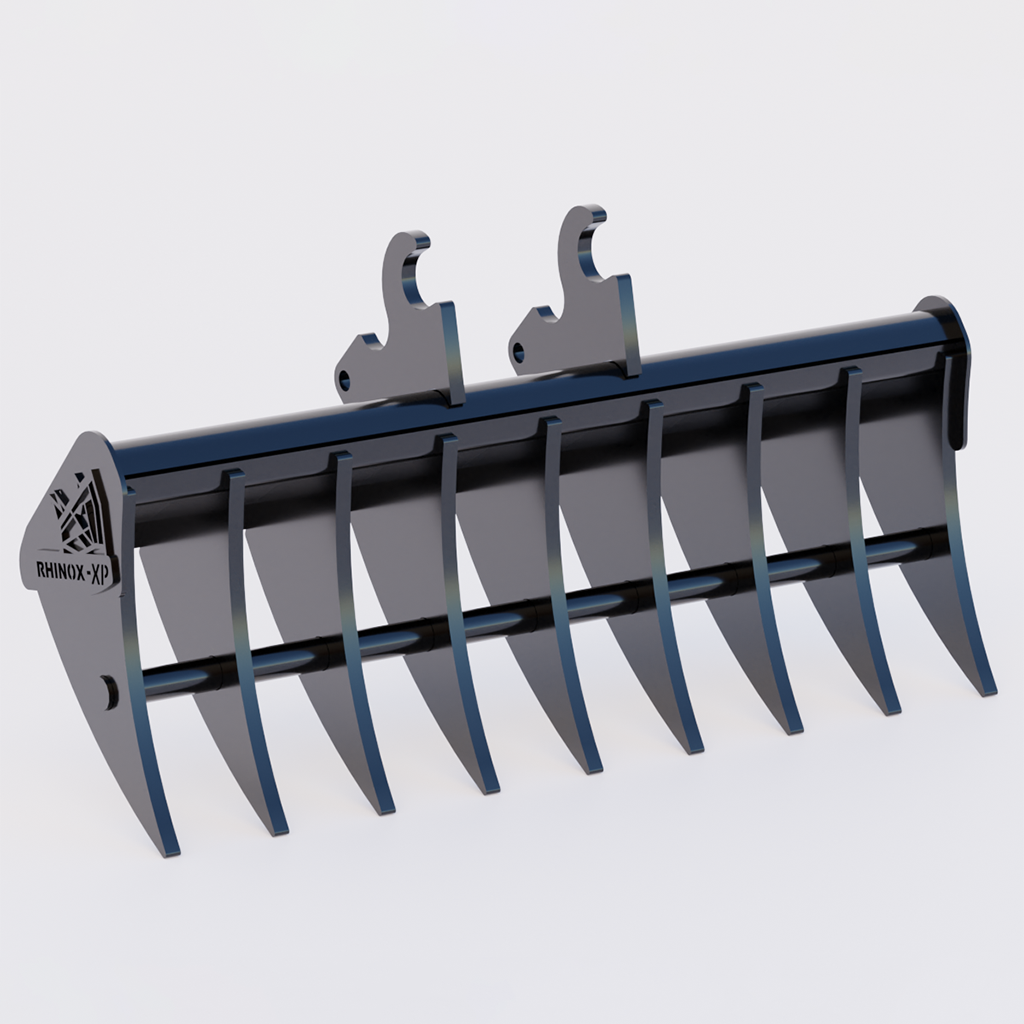 Kubota KX41 Quick Attach Land Clearance Rake 36 Inch | Rhinox Group US