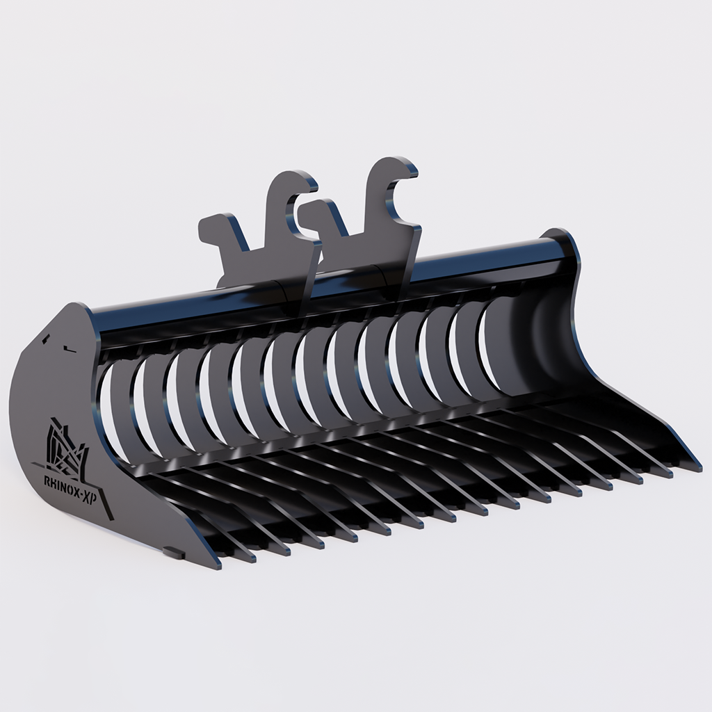 Hitachi ZX19U Rake Riddle Bucket 36" / 900mm