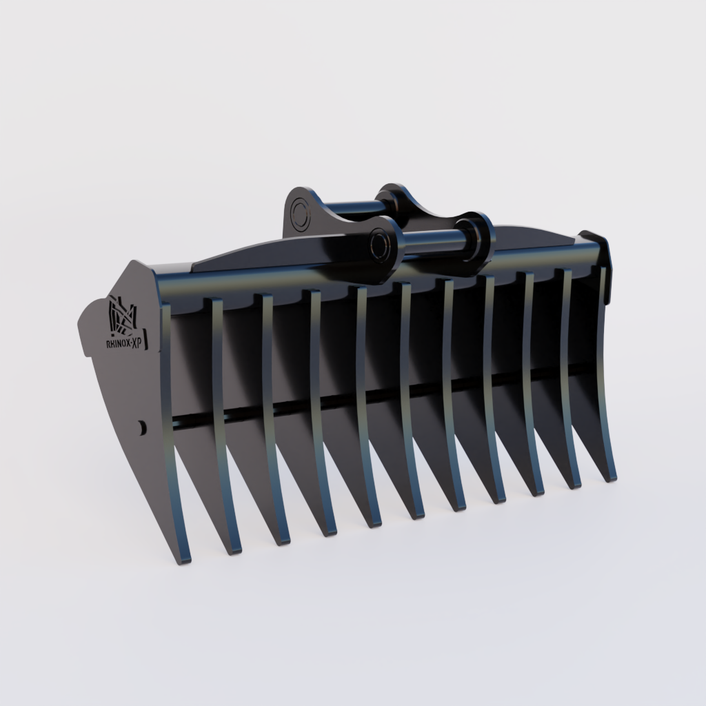 Doosan DX235LCR-7 Excavator Land Clearance Rake - 84" Heavy Duty