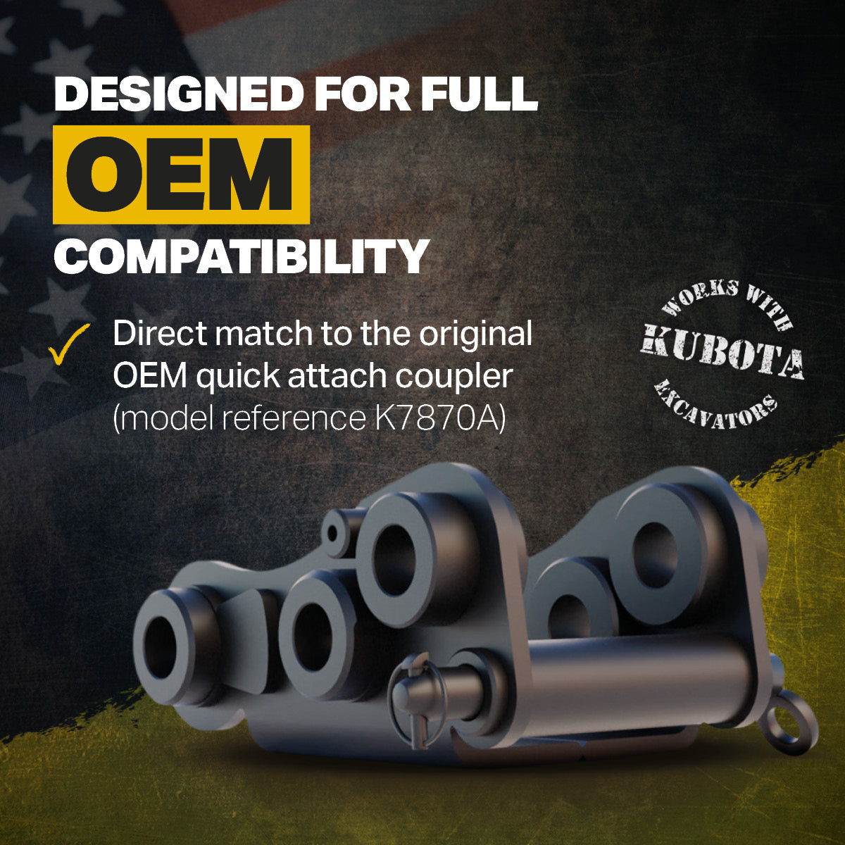 Kubota KX71-3 Quick Attach Coupler Infographic 2