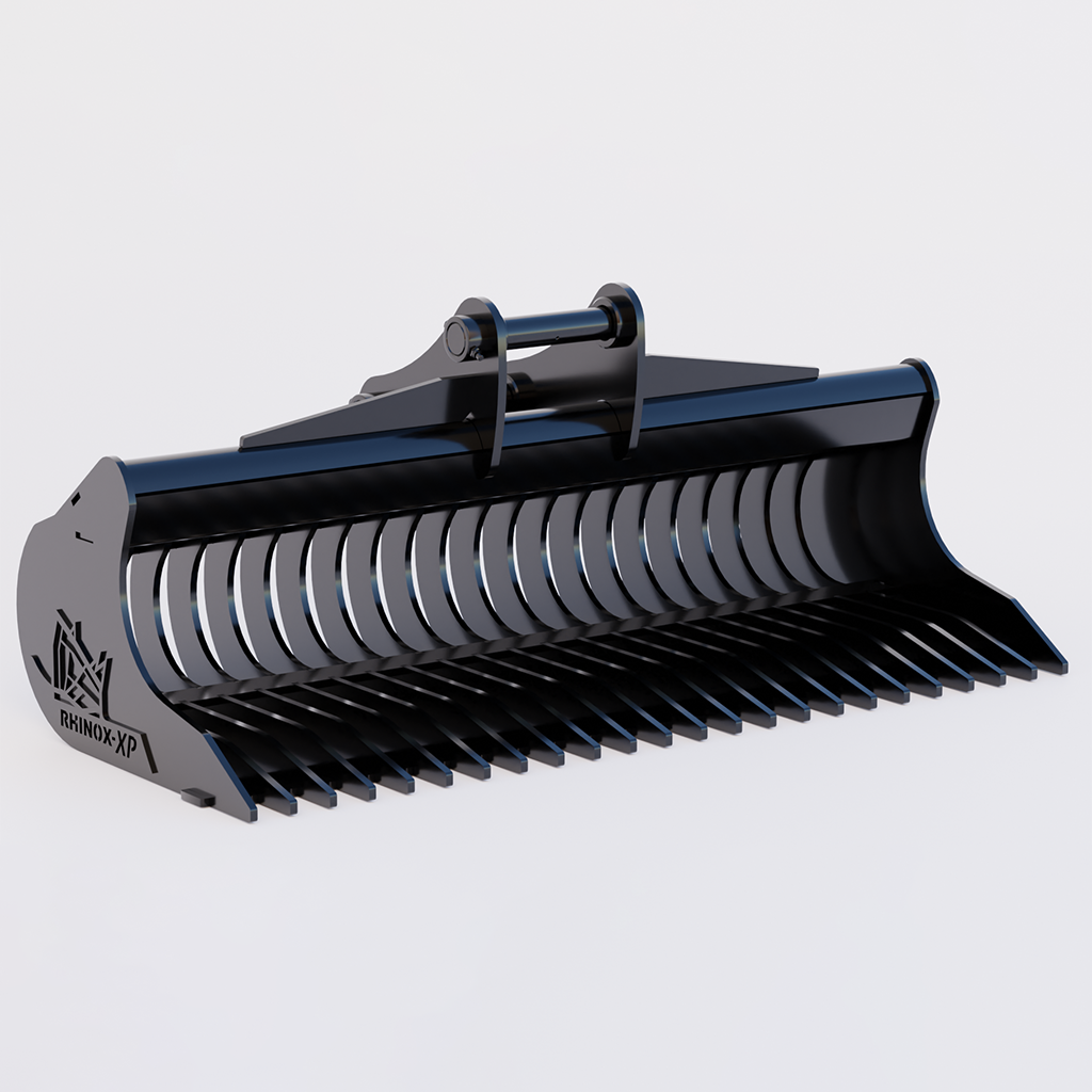 Sany SY80 Rake Riddle Bucket 60 Inch - Rhinox  Group US