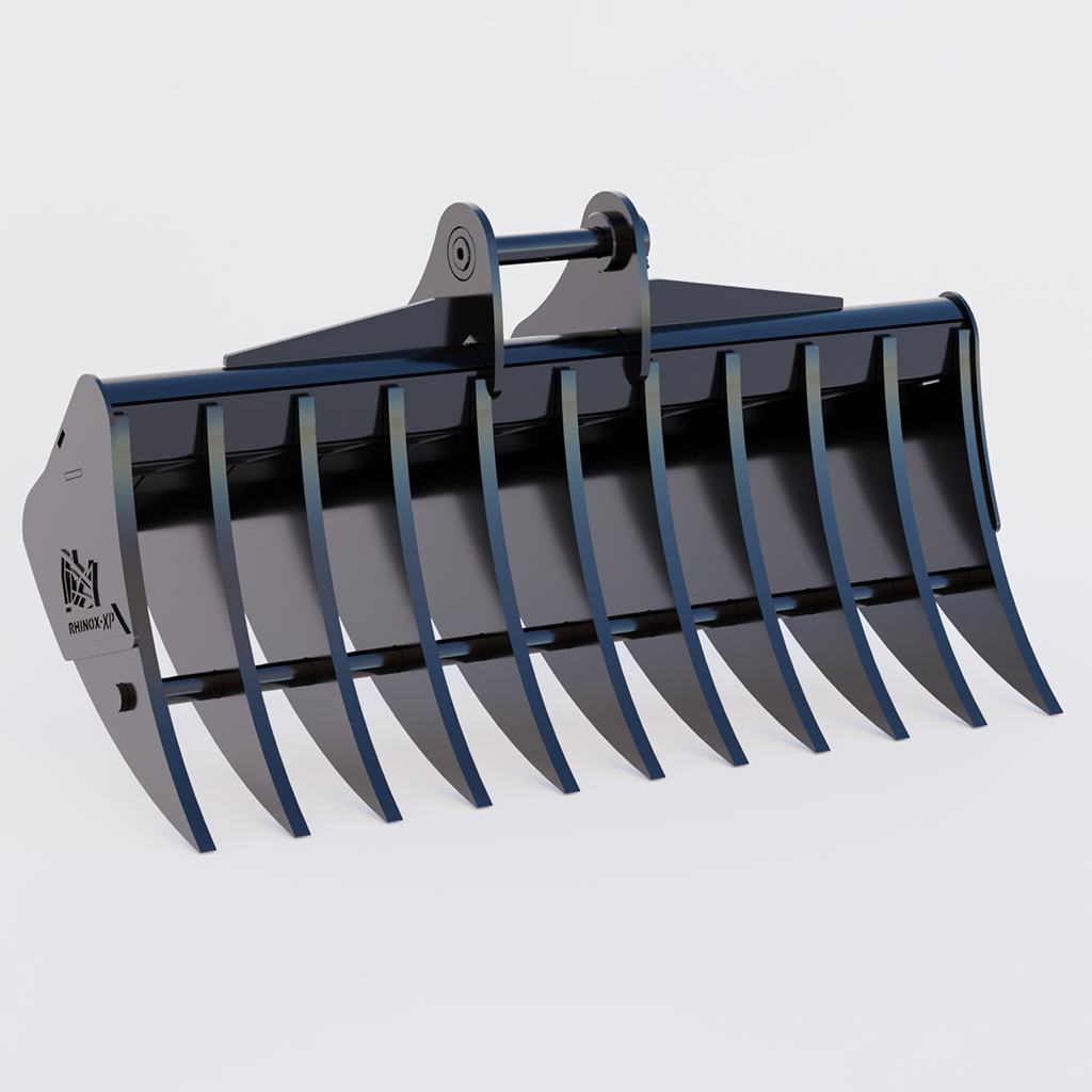 Bobcat E80 Land Clearance Rake 60 Inch | Rhinox Group US