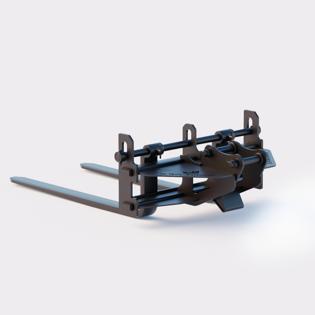 Yanmar B25V Pallet Forks Back