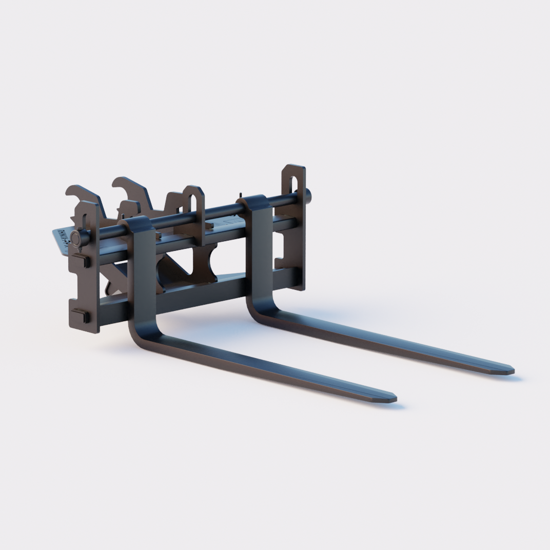 Deere Wedgelock Quick Attach 30P Pallet Forks Front