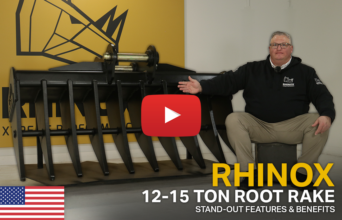 12-15 Ton Root Rake - Specs & Build Quality (Video)