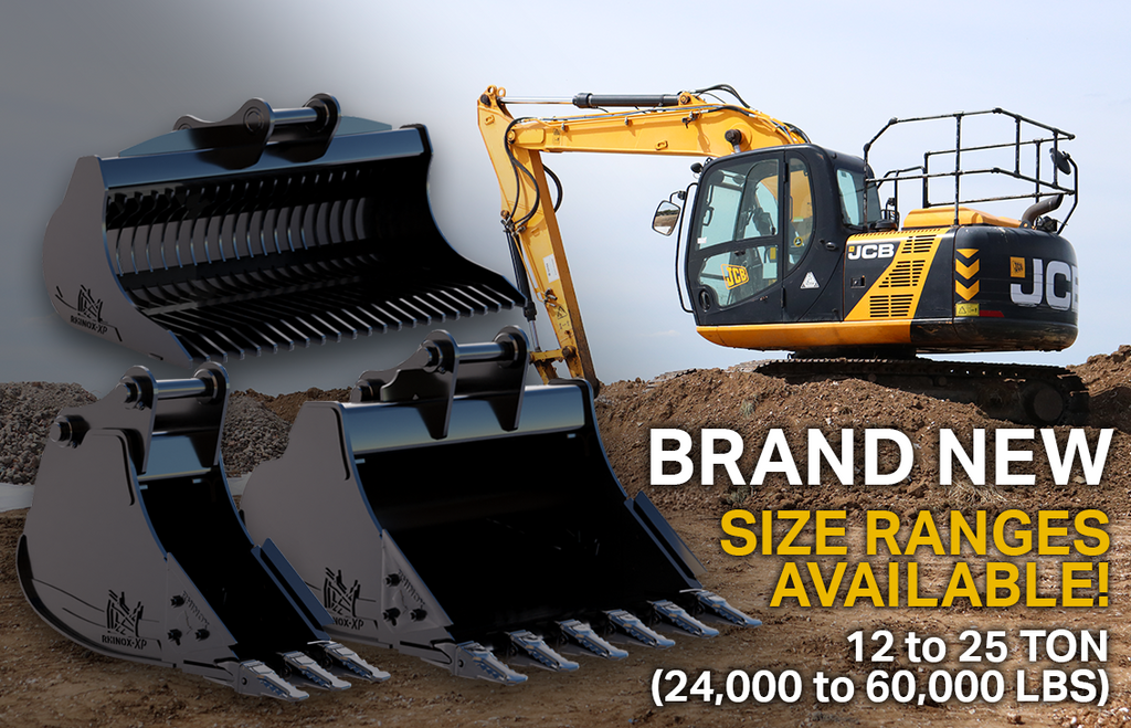 12-25 Ton Excavator Buckets & Attachments