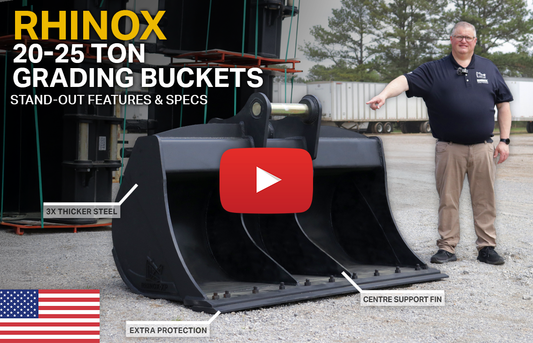 20-25 Ton Grading Buckets - Build Specs (Video)