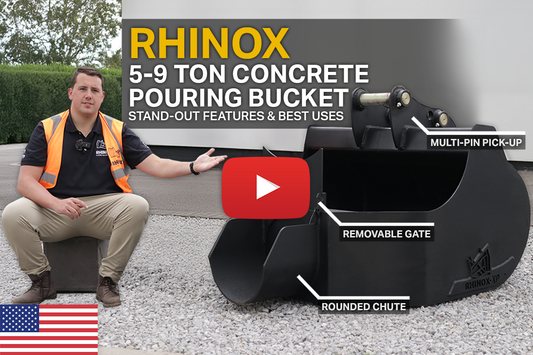 5 - 9 Ton Concrete Pouring Buckets (Video)