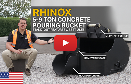 5 - 9 Ton Concrete Pouring Buckets (Video)