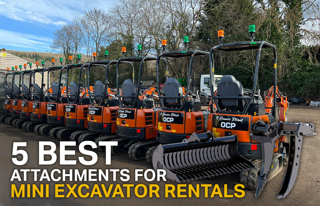 5 Best Attachments for Mini Excavator Rentals
