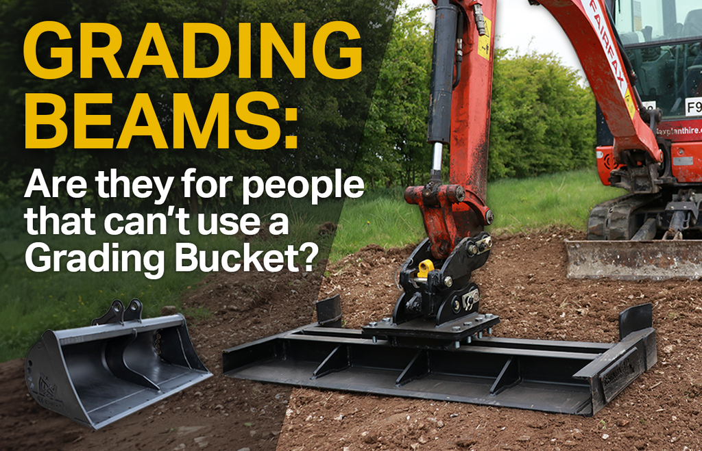 Are Excavator Grading Beams for people that can't grade with a bucket?