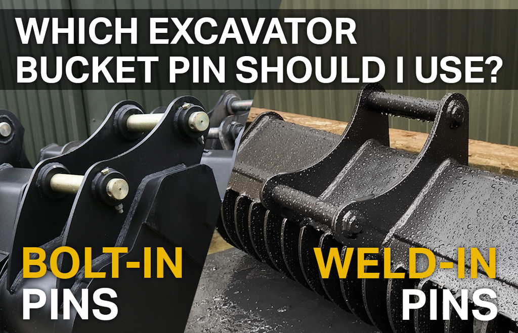 Bolt-In VS Weld-In Bucket Pins - Which bucket pin do I need?
