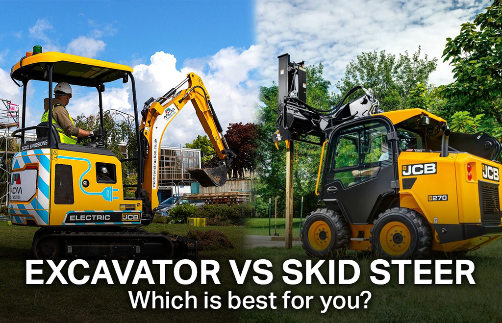 Excavator VS Skid Steer - Which is better?