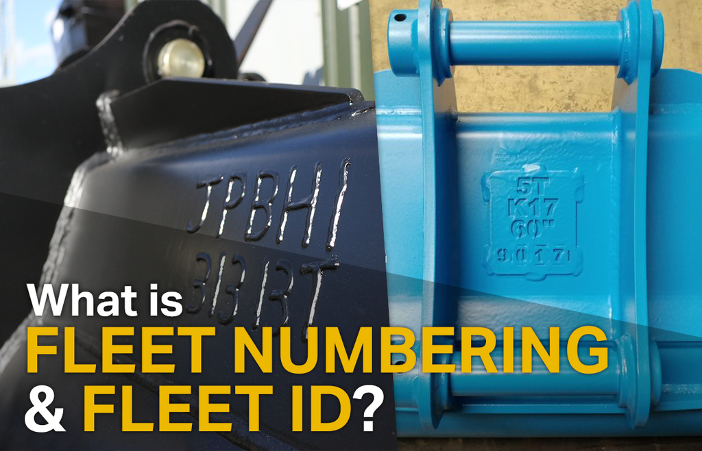 What is Fleet Numbering / Fleet ID? What are the benefits? - Excavator Buckets & Attachments