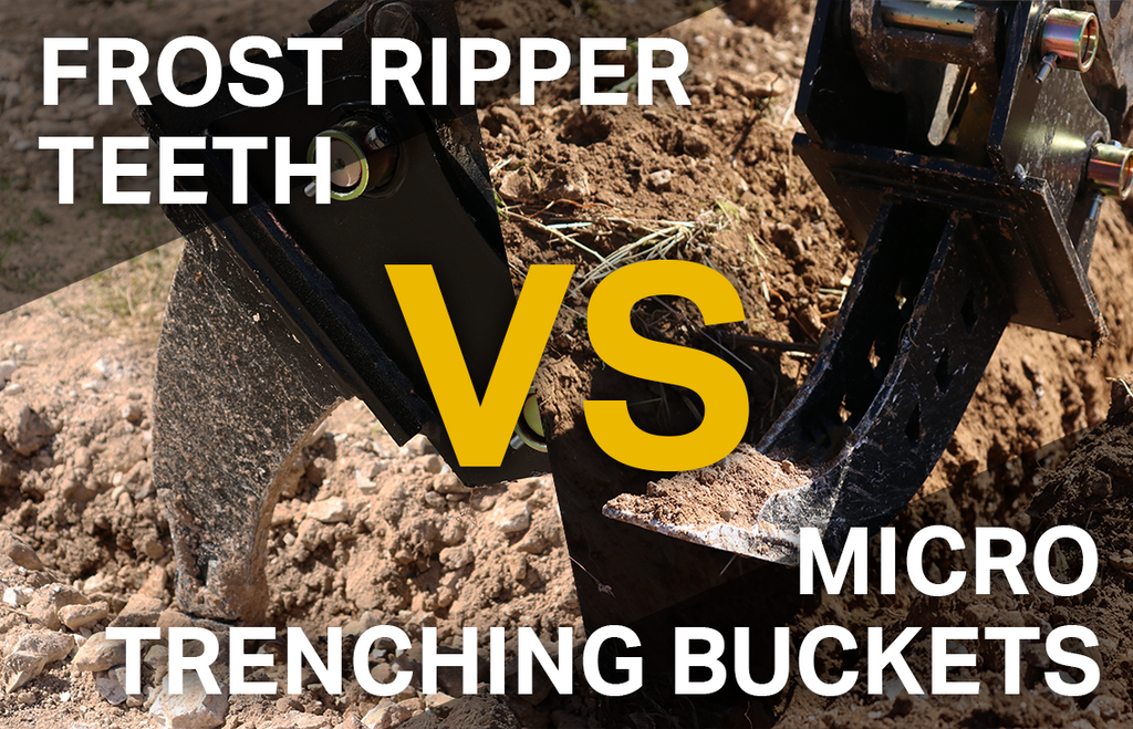 Frost Ripper Teeth VS Micro Trenching Buckets - What's the difference?