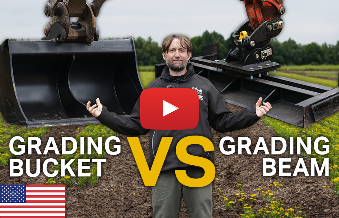 Grading Bucket VS Grading Beam (Video)