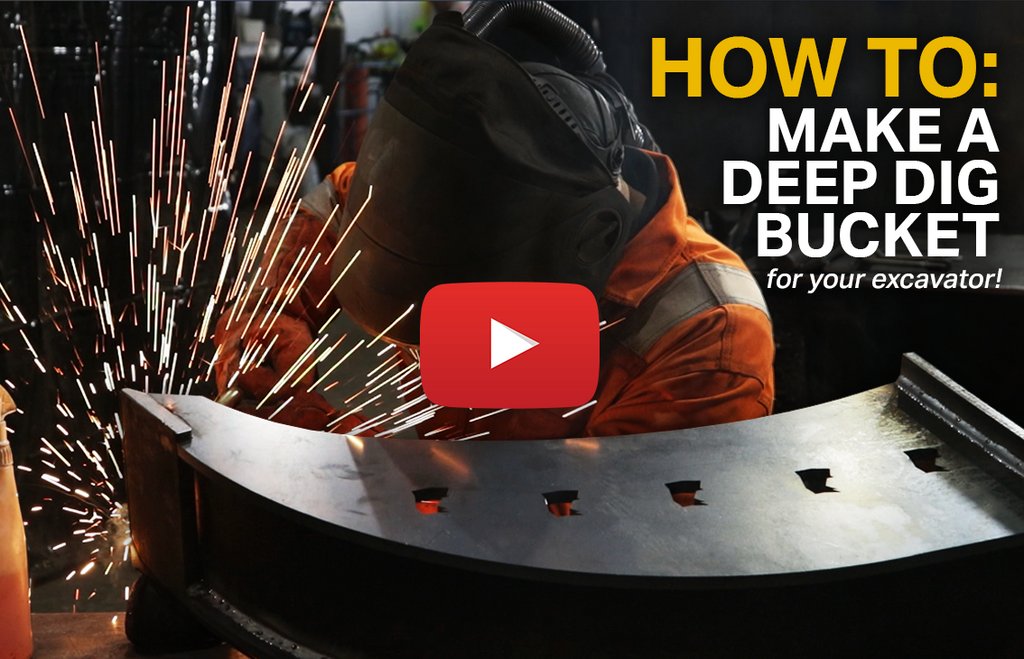 How To: Make an Excavator Micro Trenching Bucket (Video)