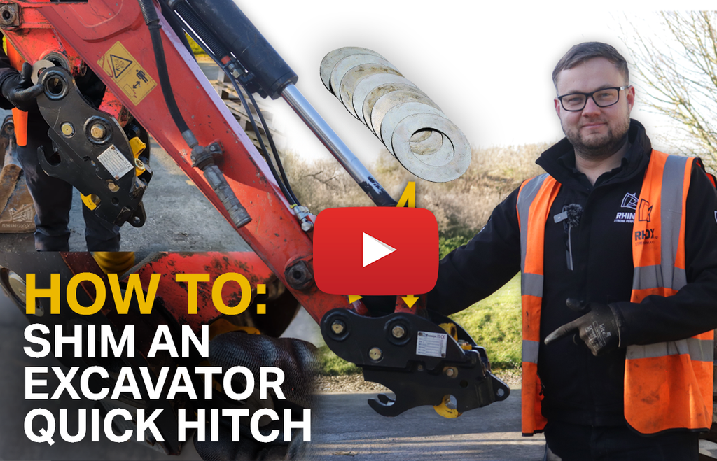 How To: Shim an Excavator Quick Hitch (Video)