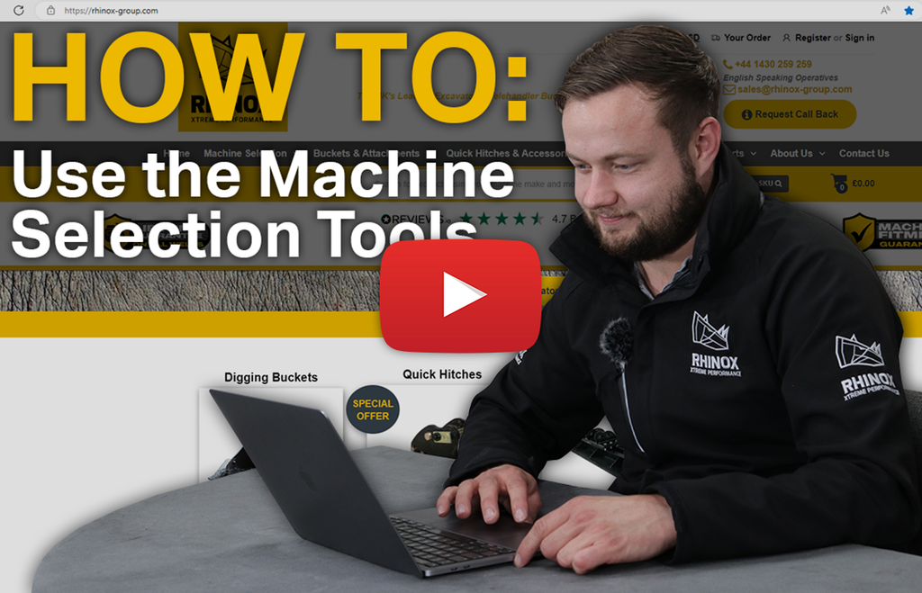 How To: Use the Machine Selection Tool on the Rhinox Website (Video)