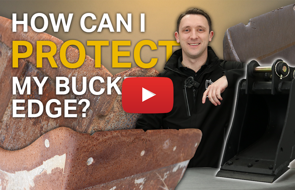 How can I protect my excavator bucket edge? (Video)