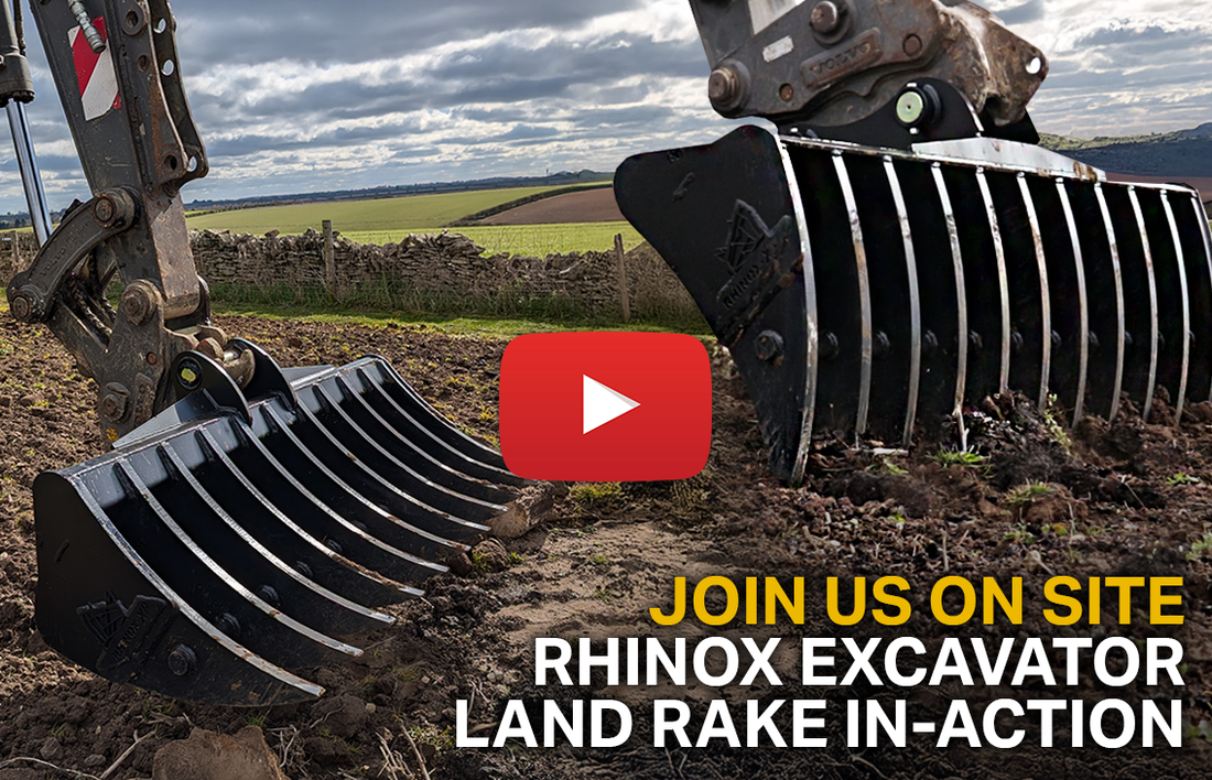 Join Us On Site - Rhinox Land Rake In-Action (Video)