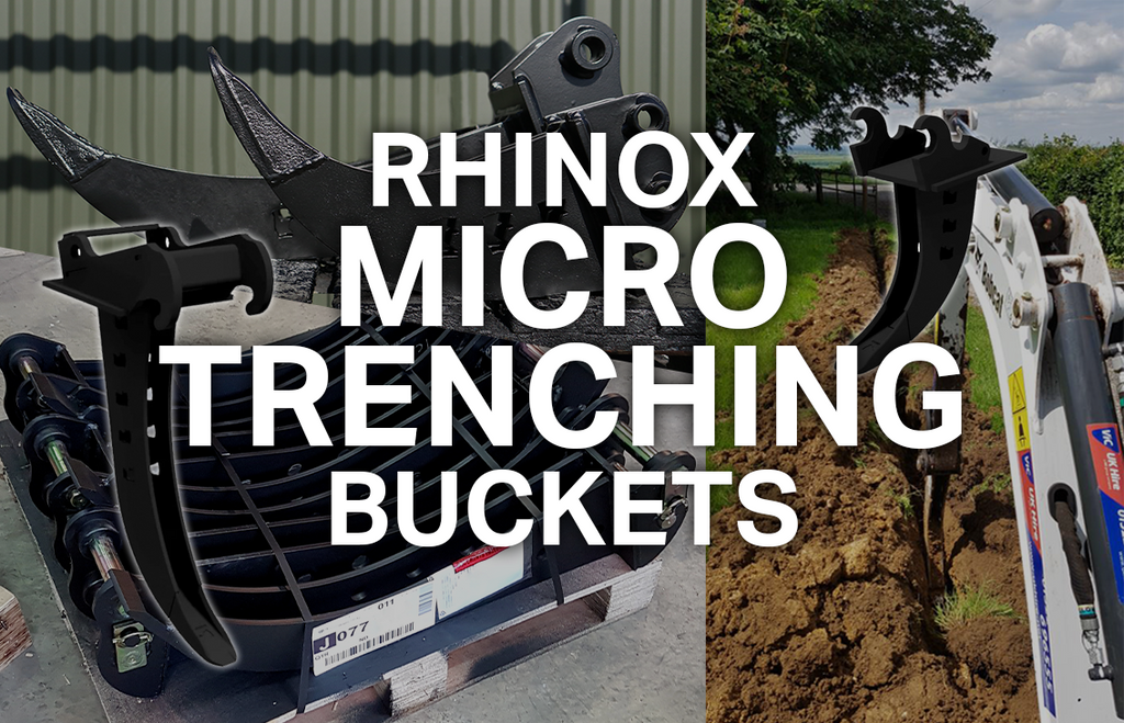 The Rhinox Micro Trenching Buckets - A closer look!