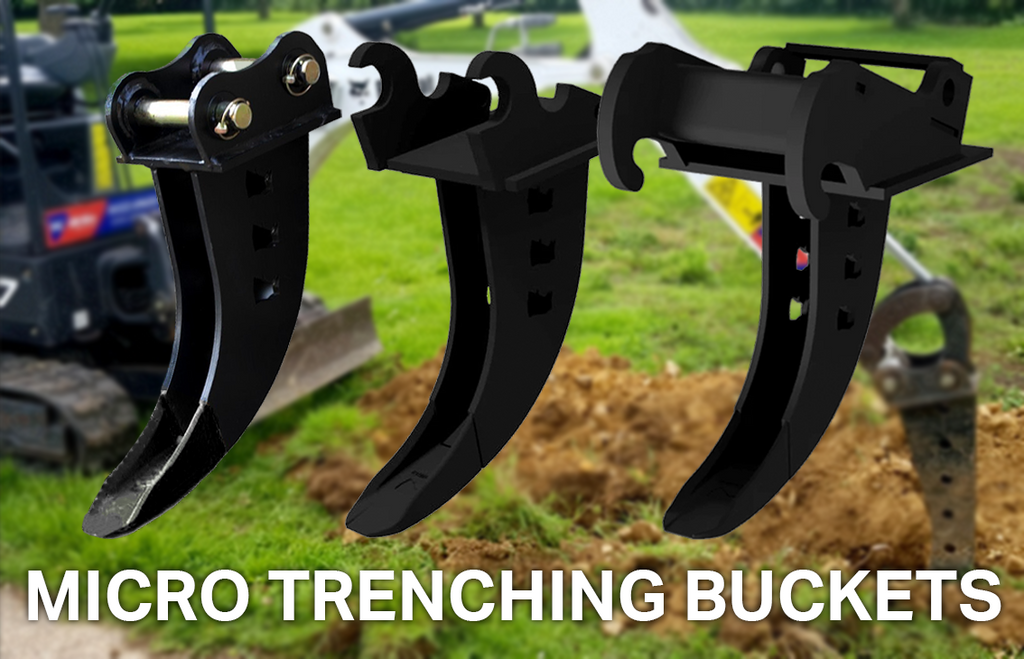 Micro Trenching Buckets - What machines do Rhinox manufacture for?