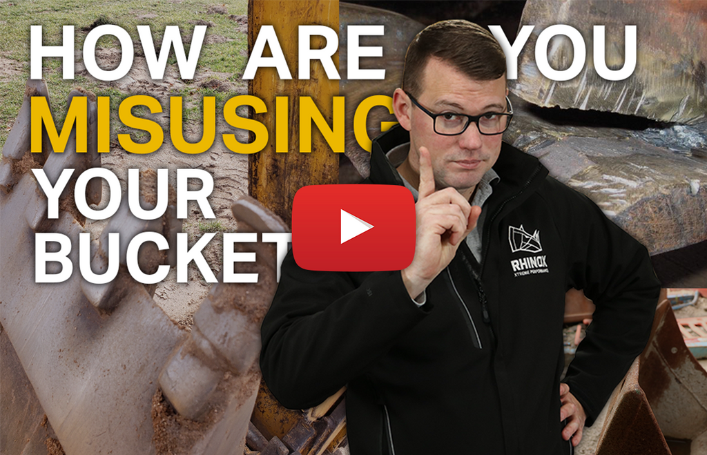 How shouldn't you use your excavator buckets?! The Common Misuses😧 (Video)