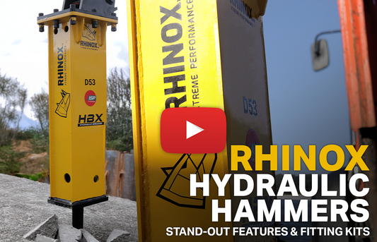 Rhinox Excavator Hydraulic Hammers Features (Video)