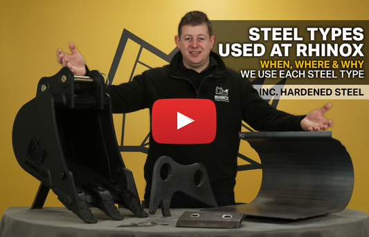 Best Steel for Excavator Buckets - What Steel Does Rhinox Use? (Video)