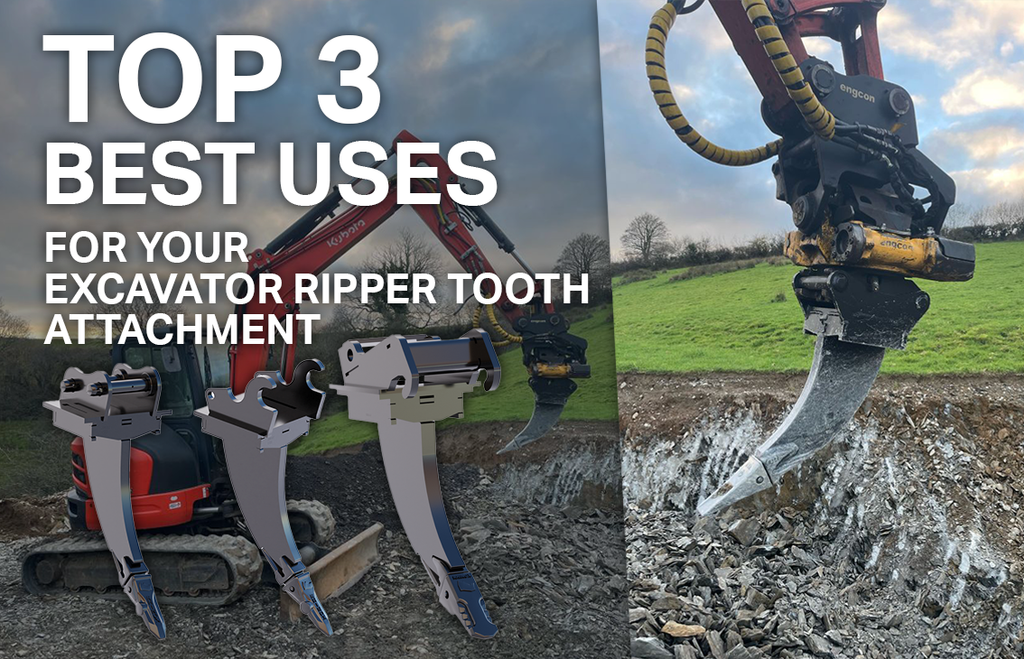 3 Best Uses for your Excavator Ripper Tooth Attachment