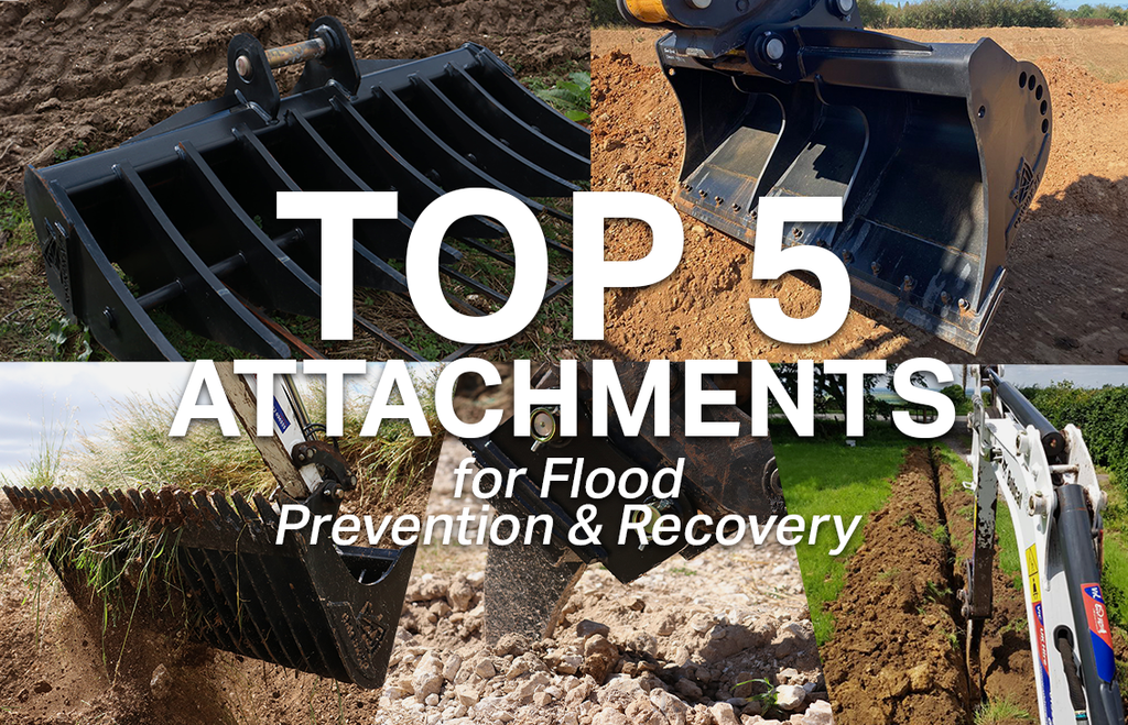 5 Flood Prevention Excavator Attachments