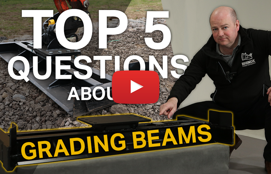 Answering the Top 5 Questions about Grading Beams - Micro Excavators, Quick Couplers and Best uses! (Video)