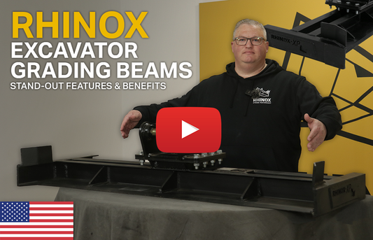 Rhinox Excavator Grading Beams - Sizes & Build Quality (Video)