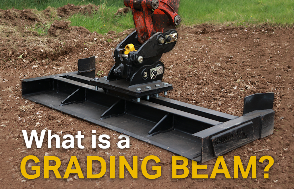 What is an Excavator Grading Beam?