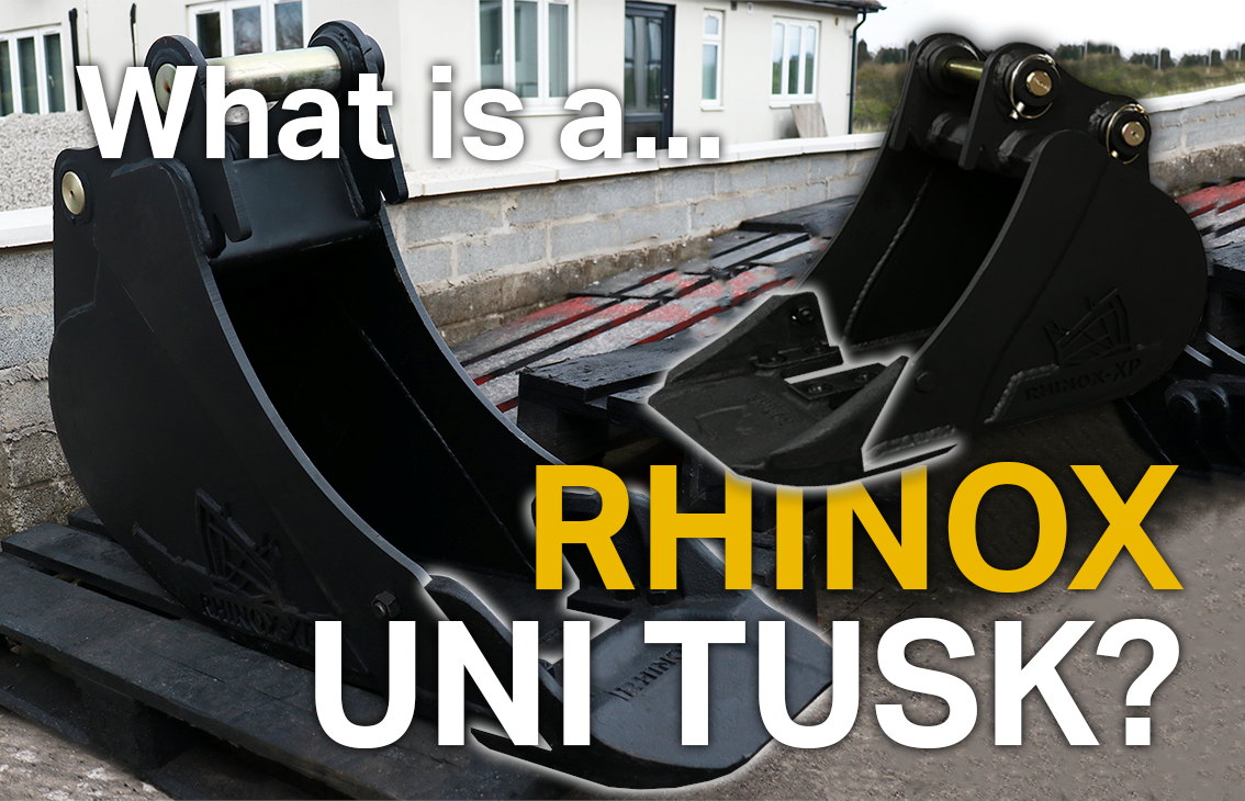 What is a Rhinox Uni Tusk / Utility Bucket? - Excavator Attachments ...