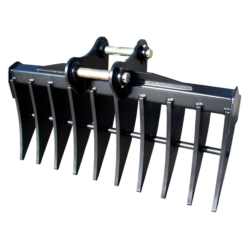 Excavator Root Rake Attachments
