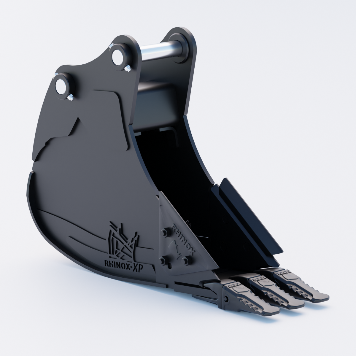 Takeuchi TB2150R Excavator Bucket - 12" Heavy Duty Digging Bucket Front