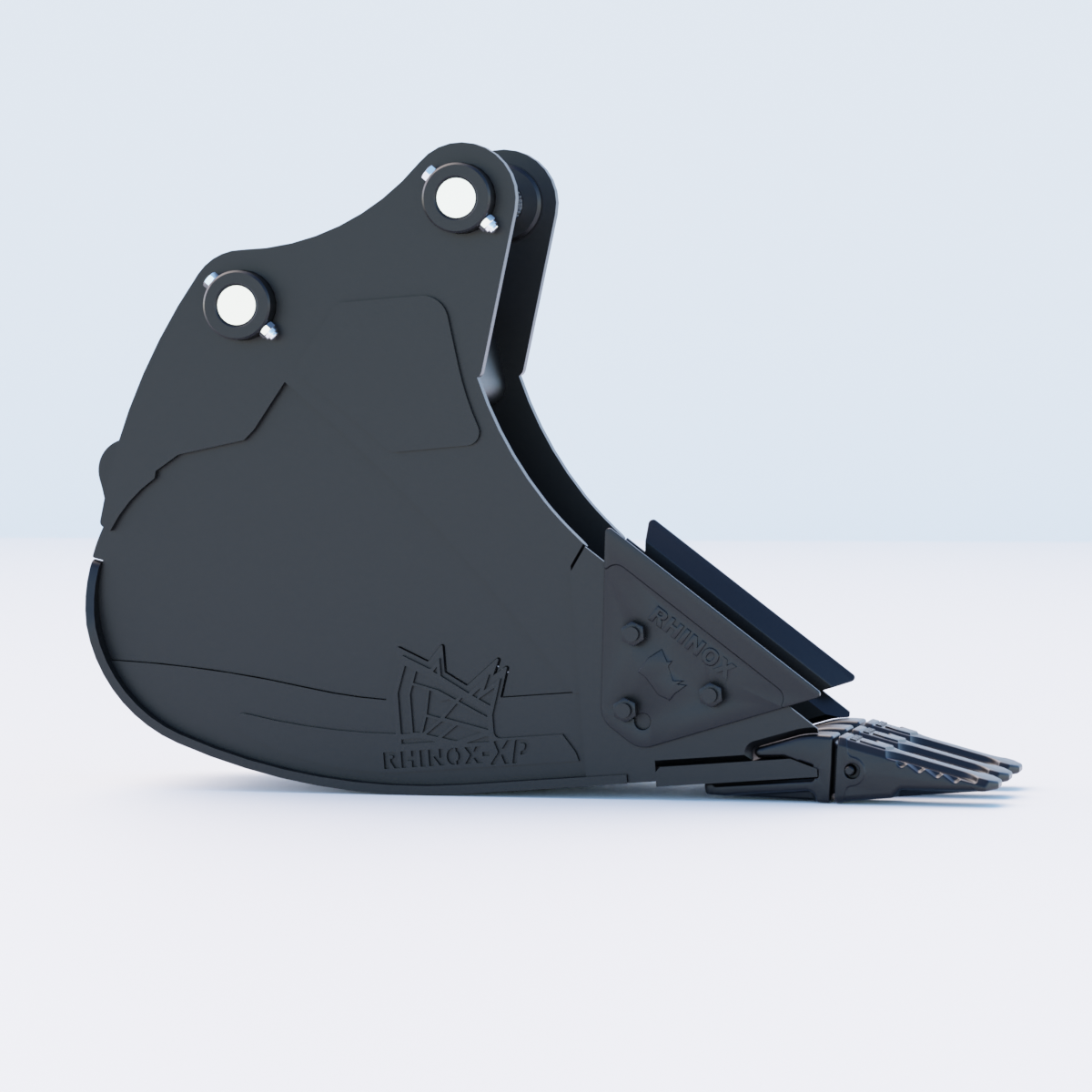 Takeuchi TB2150R Excavator Bucket - 12" Heavy Duty Digging Bucket Side